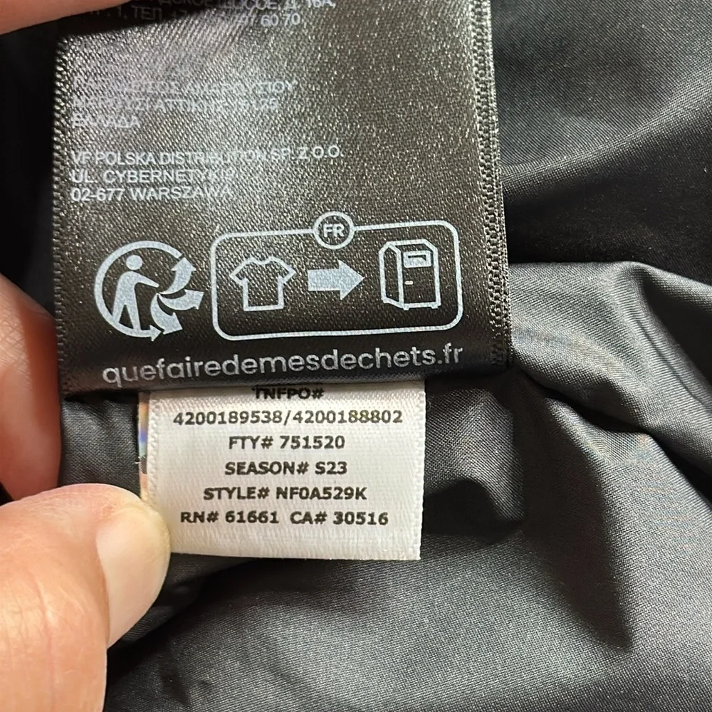 The North Face Black Everyday Insulated Branded Jacket Size XL